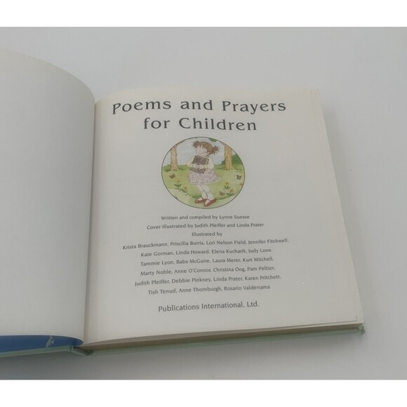 Poems And Prayers For Children Book Gold Color Edging Lynne Suesse 384 pages - Picture 3 of 7